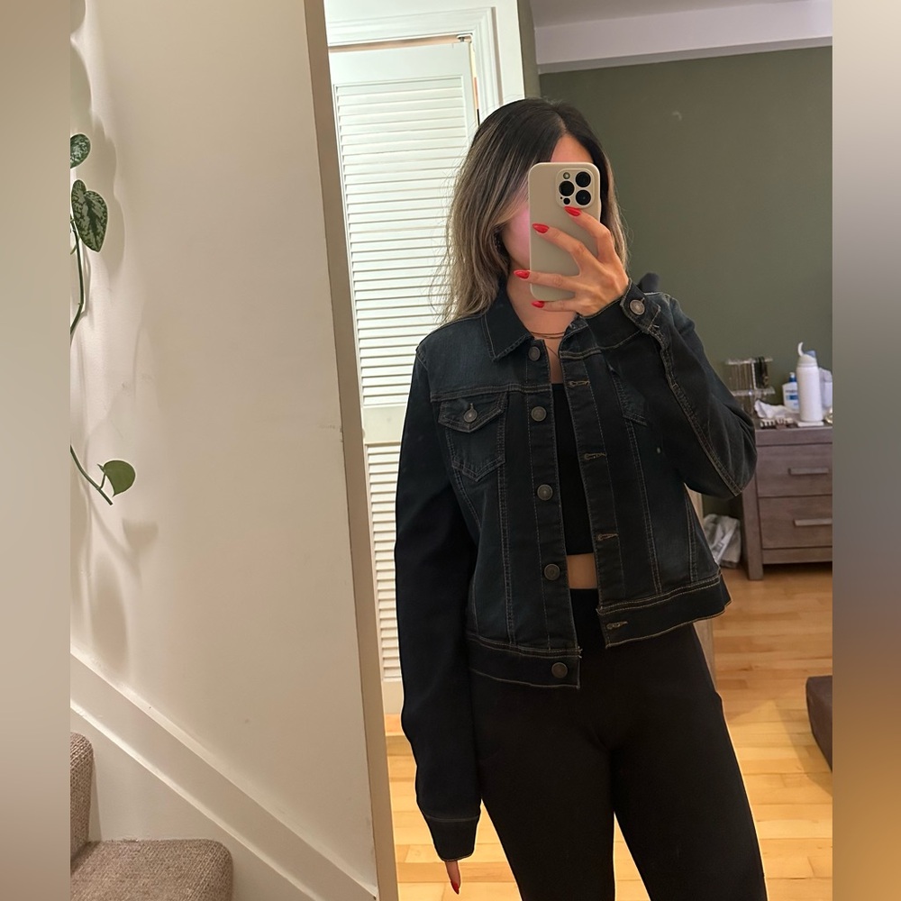Dark Blue Jean Jacket - Size M